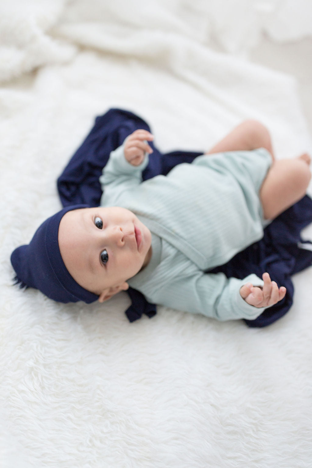 Stroller Society Swaddle Blanket Set - Navy - Atara & Co