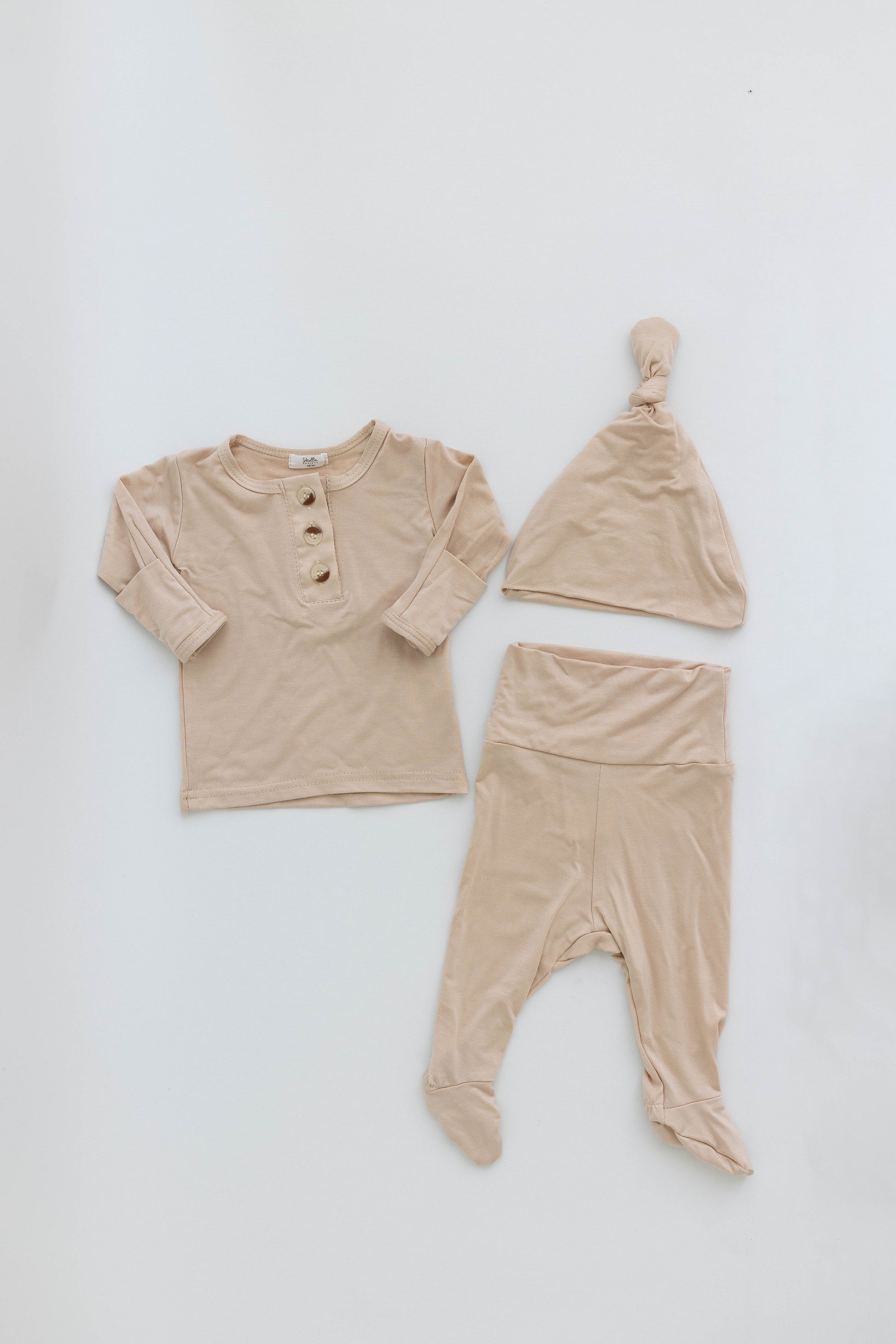 Stroller Society Top + Bottom Set - Sand - Atara & Co