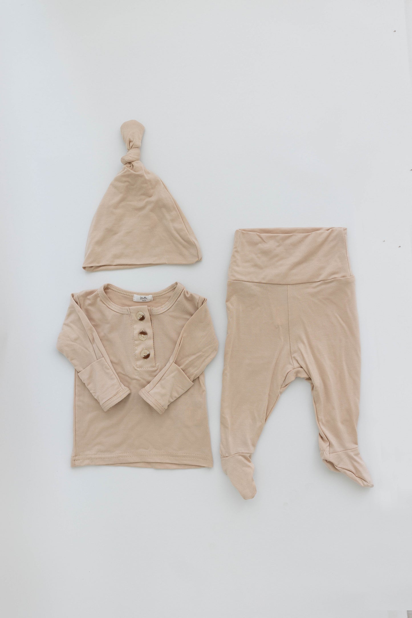 Stroller Society Top + Bottom Set - Sand - Atara & Co