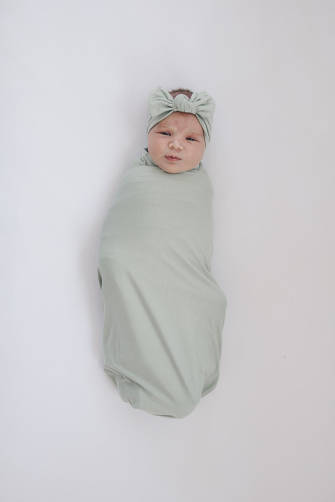 Mebie Baby Swaddle Set - Sage - Atara & Co