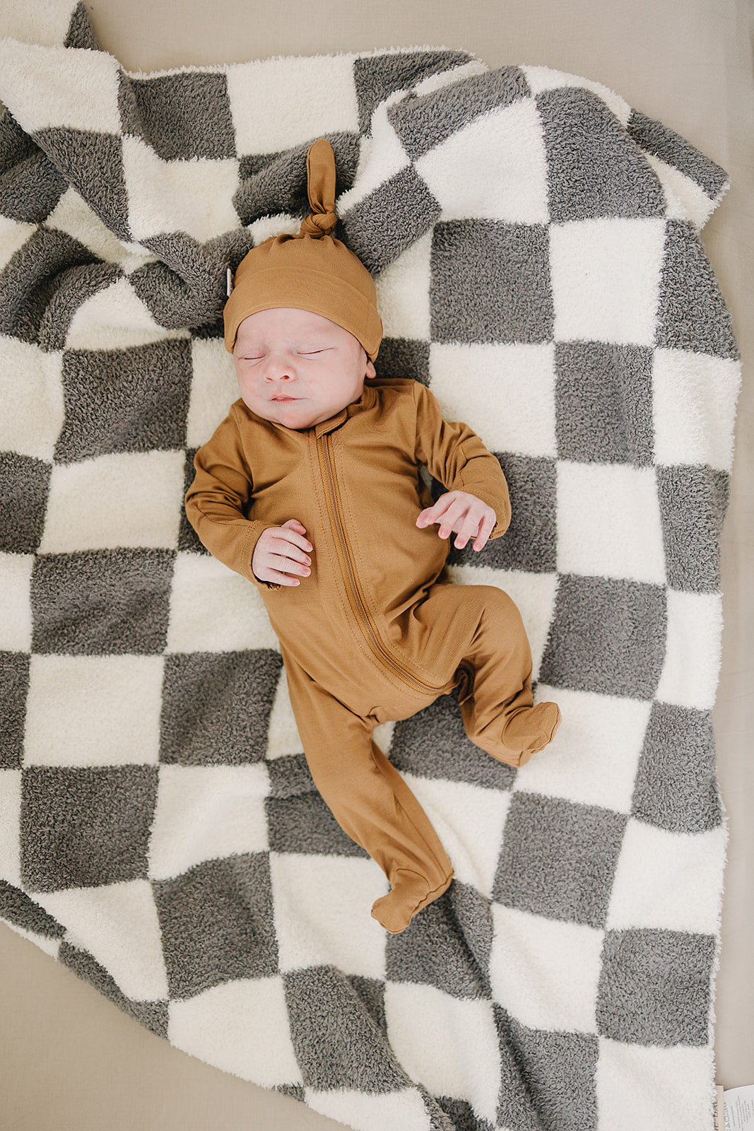 Mebie Baby Bamboo Romper - Mustard - Atara & Co