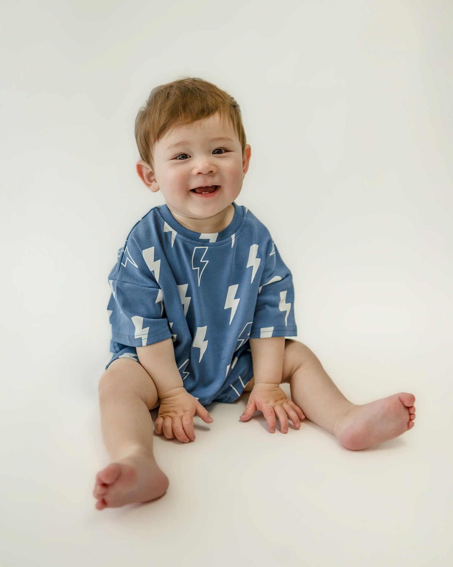 LPK Shorts Set - Blue Bolts