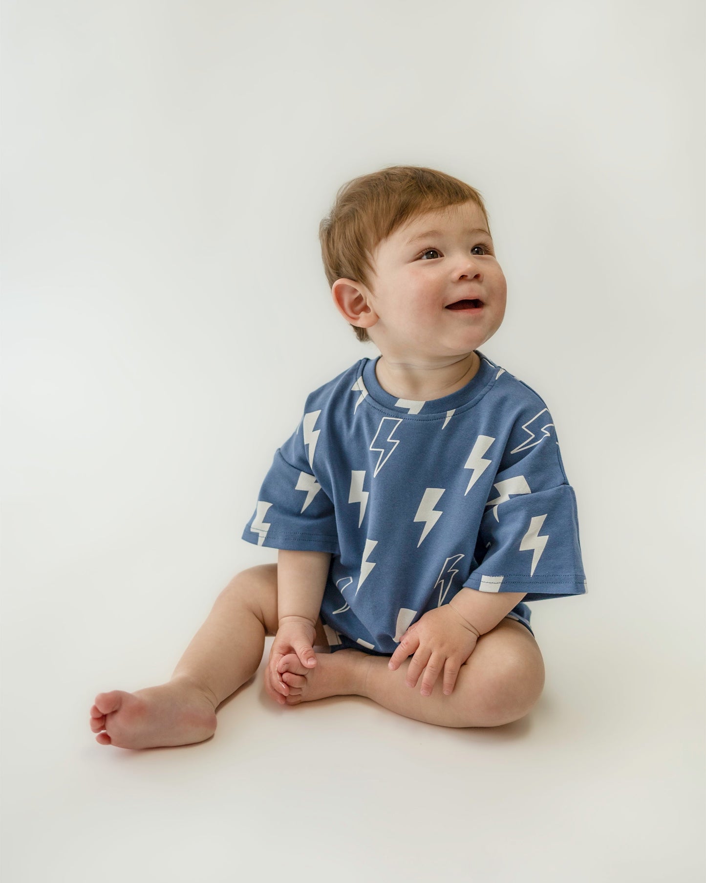 LPK Shorts Set - Blue Bolts