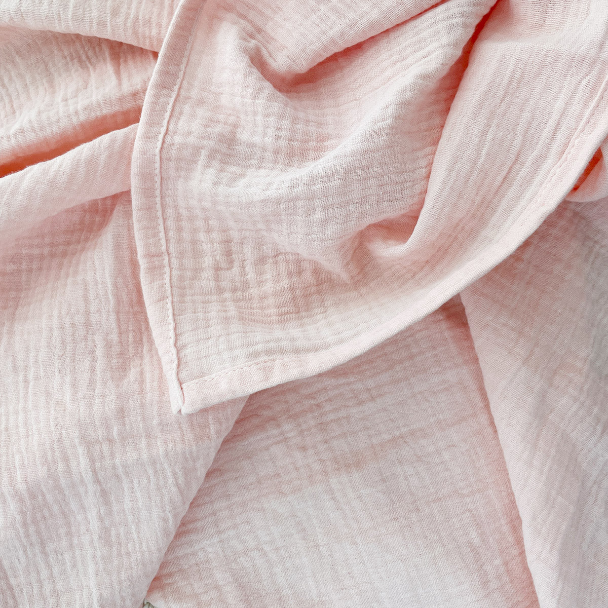 Muslin Baby Swaddle Blanket - Pink