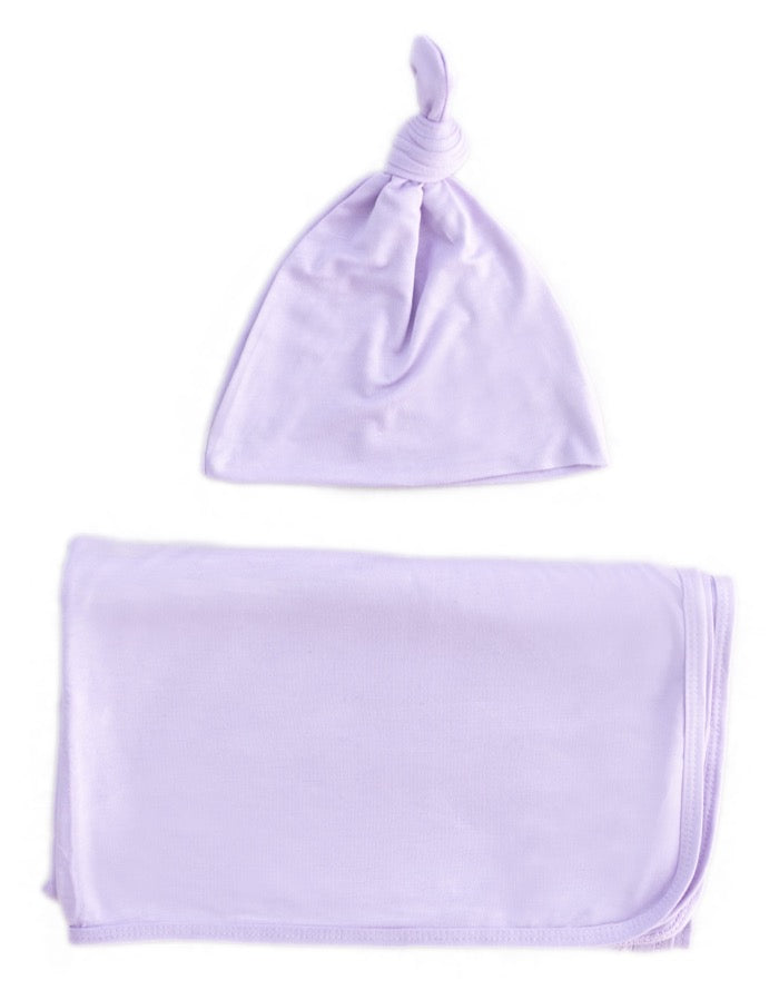 Stroller Society Swaddle Blanket Set - Purple - Atara & Co