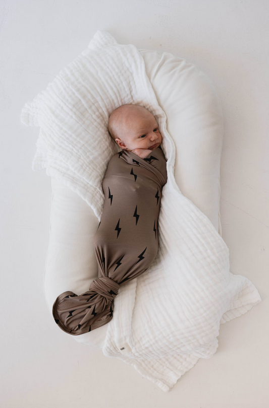 Forever French Bamboo Swaddle - Lightning Bolt