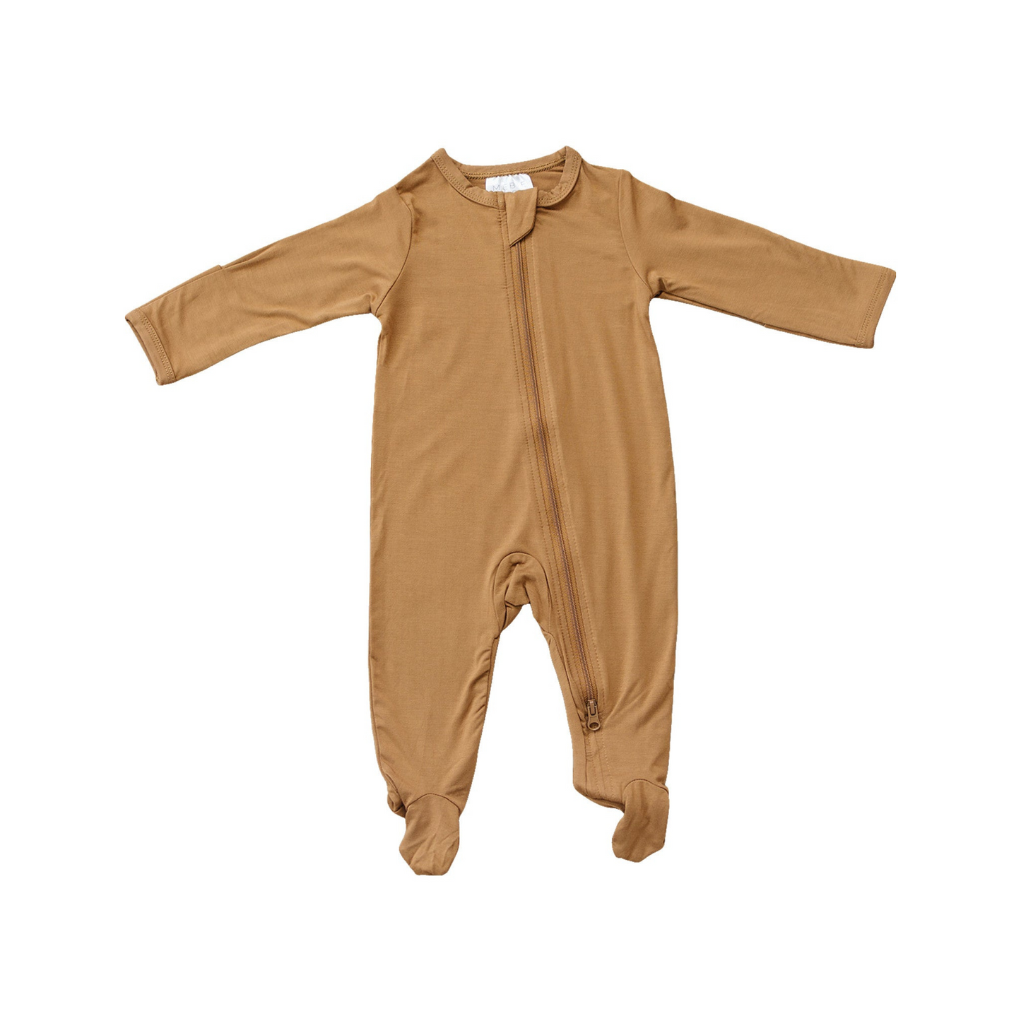 Mebie Baby Bamboo Romper - Mustard - Atara & Co