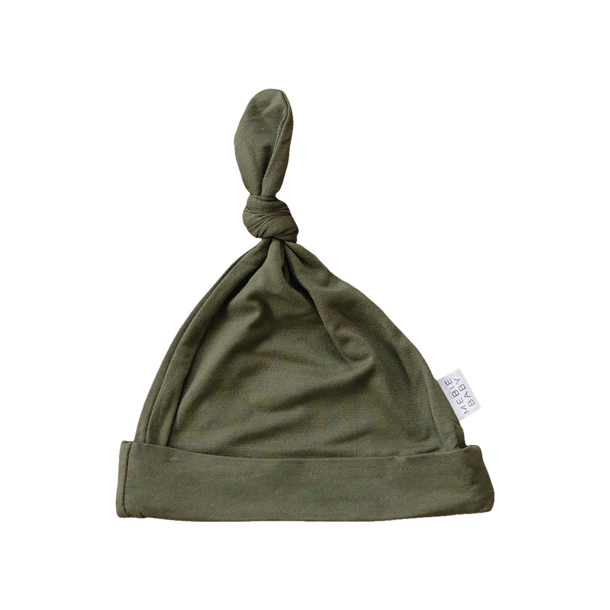 Mebie Baby Bamboo Knot Hat - Olive - Atara & Co