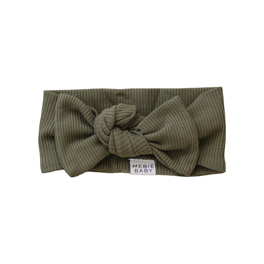 Mebie Baby Ribbed Head Wrap - Winter Green - Atara & Co