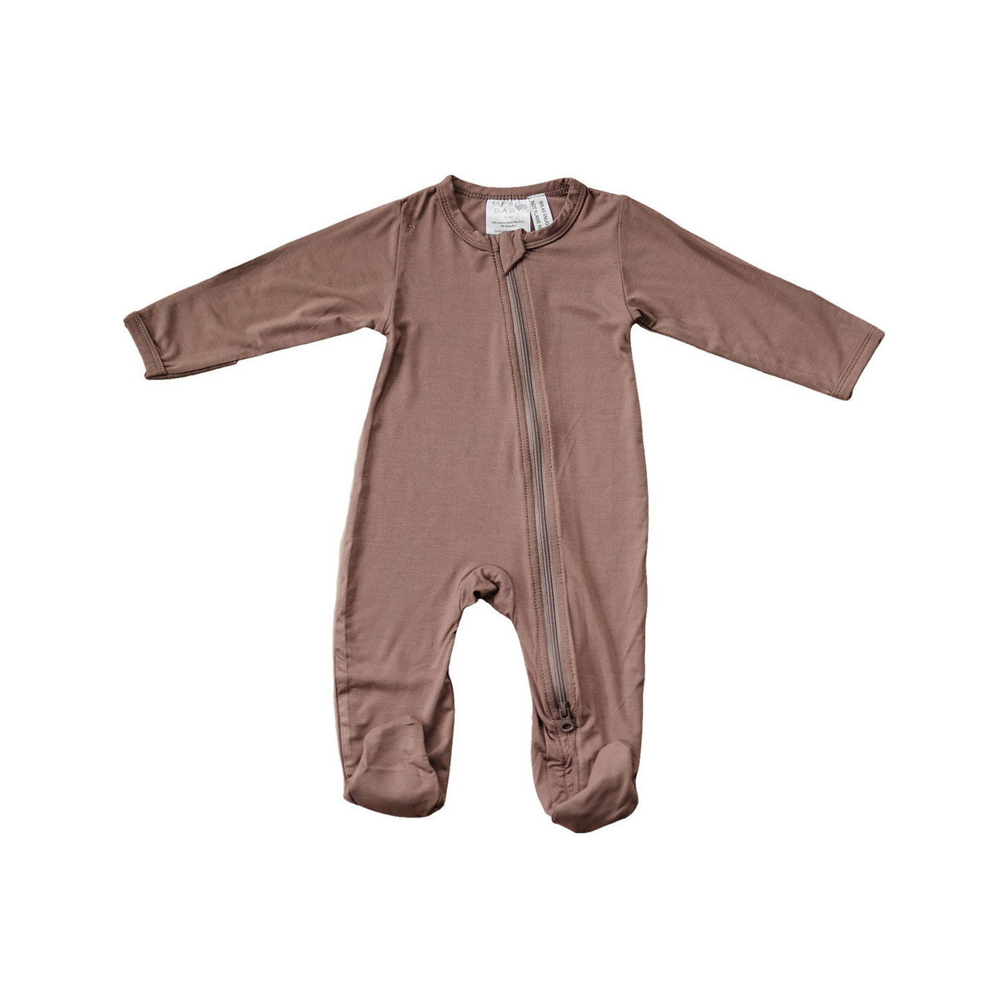 Mebie Baby Bamboo Romper - Plum - Atara & Co