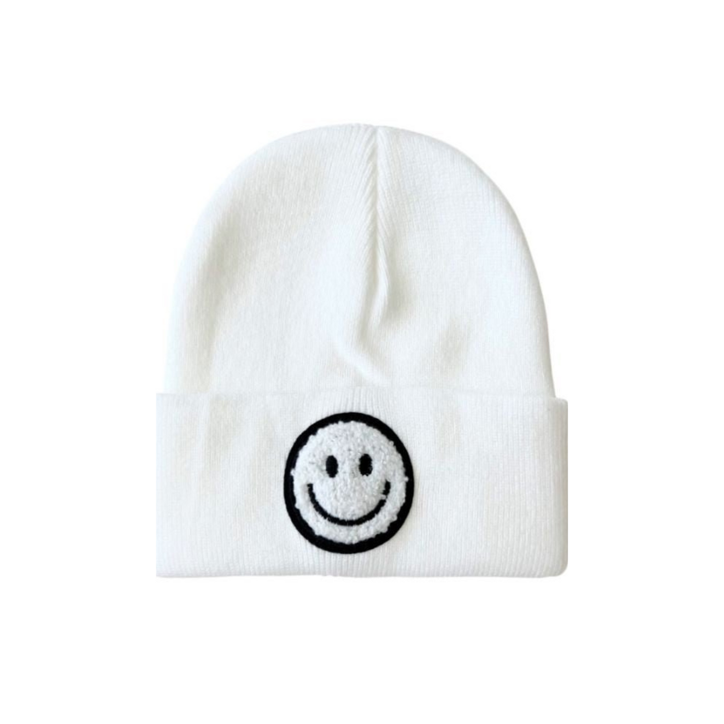 LPK Smiley Beanie - White - Atara & Co