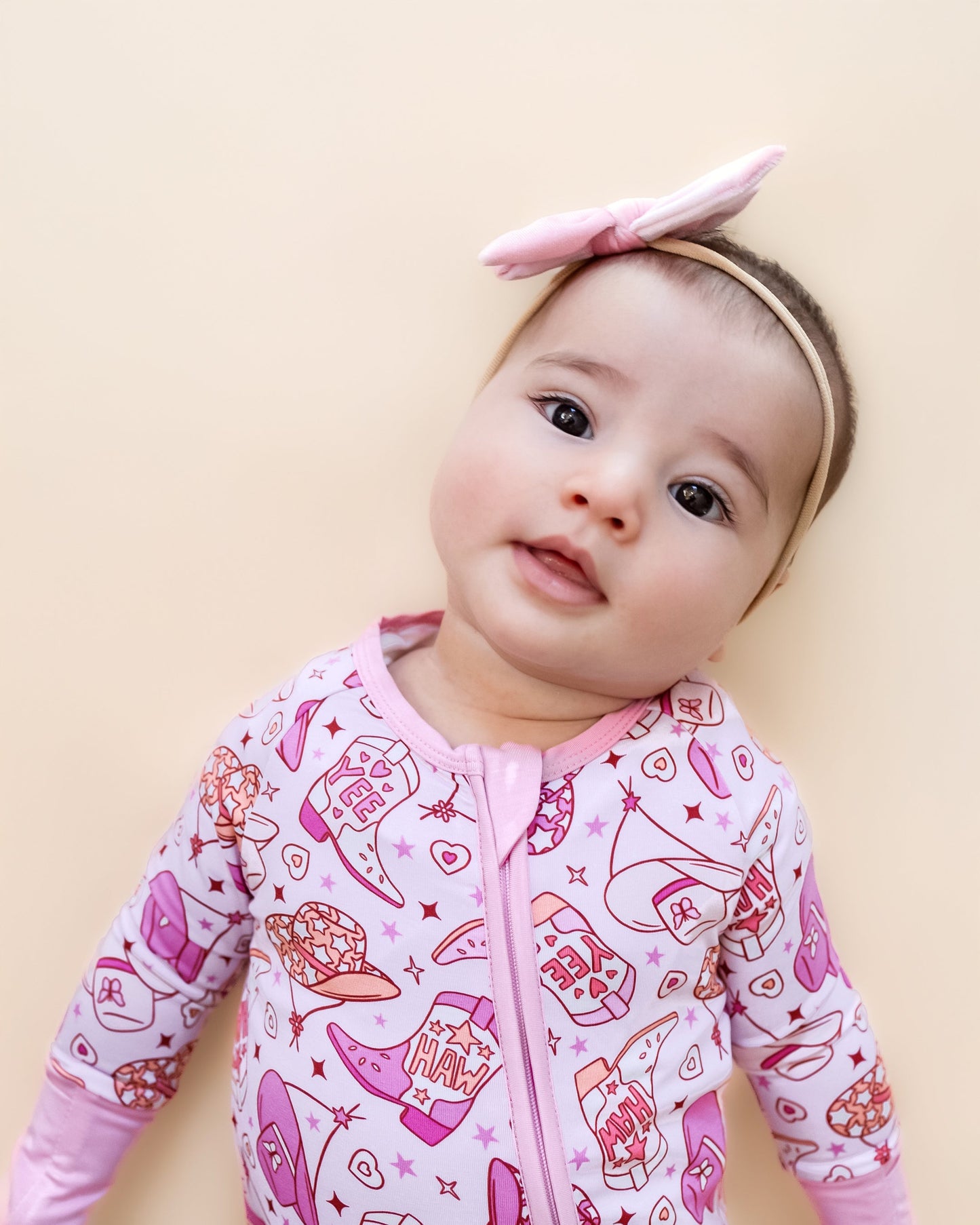 LPK Bamboo Zip Romper - Cowgirl