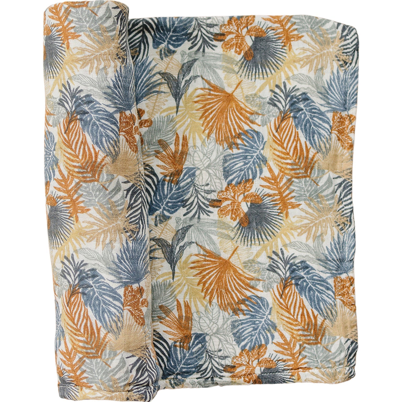 Mebie Baby Muslin Swaddle - Paradise Palms - Atara & Co