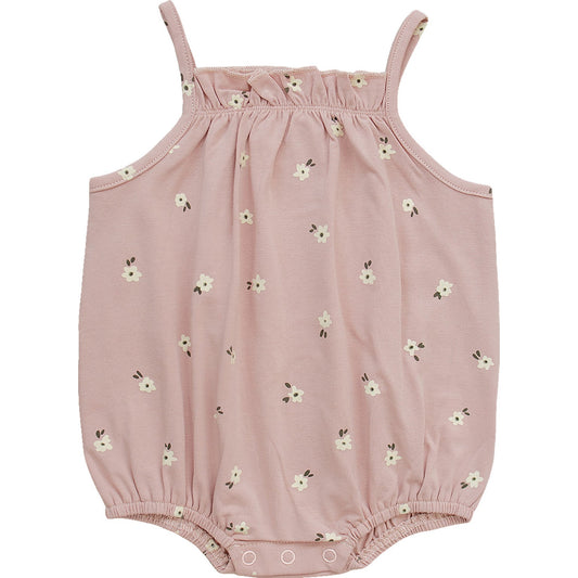 Mebie Baby Tank Bubble Romper - Floral