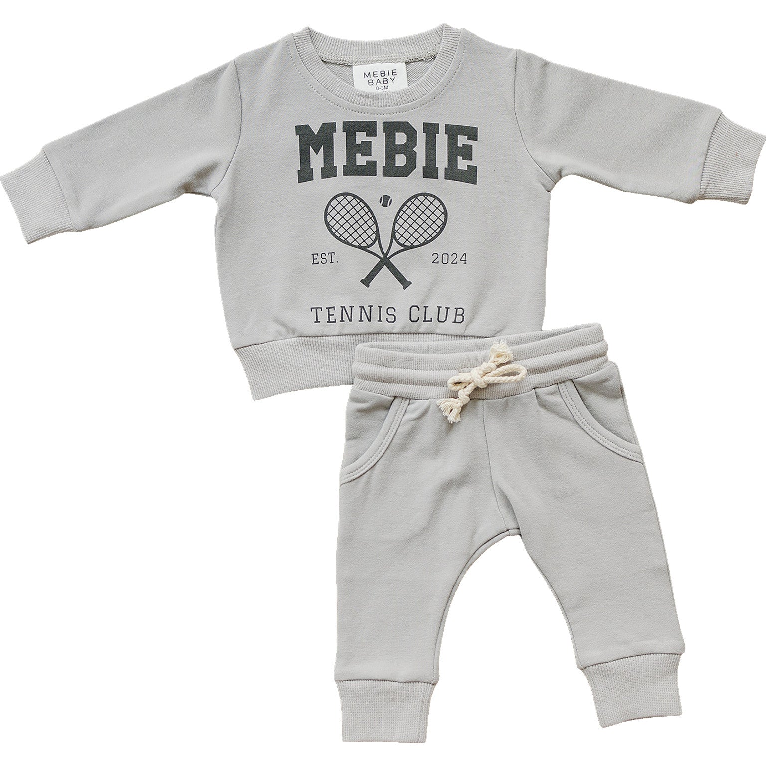 Mebie Baby Tennis Club French Terry Set - Atara & Co