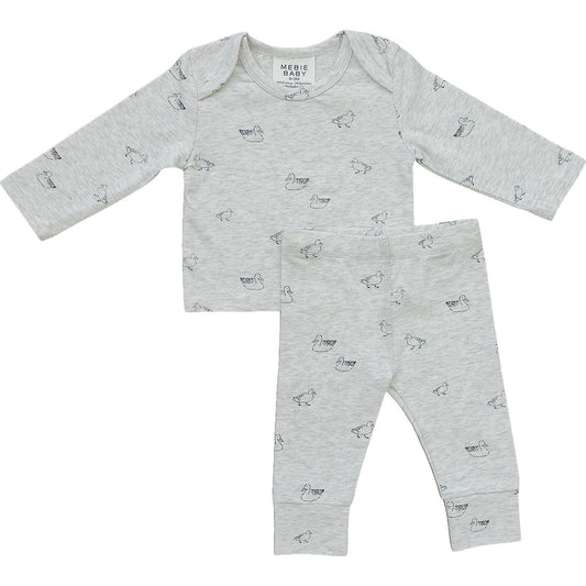 Mebie Baby Duck Cotton Cozy Set