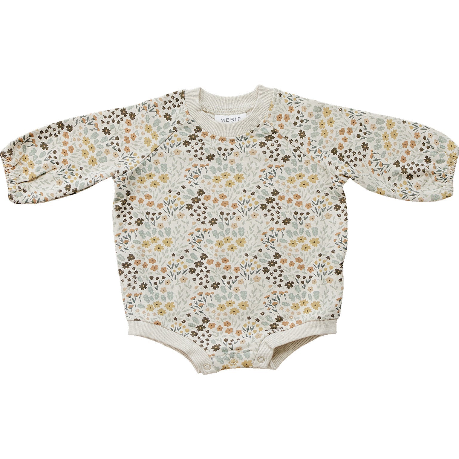 Mebie Baby Bloom French Terry Bodysuit - Atara & Co