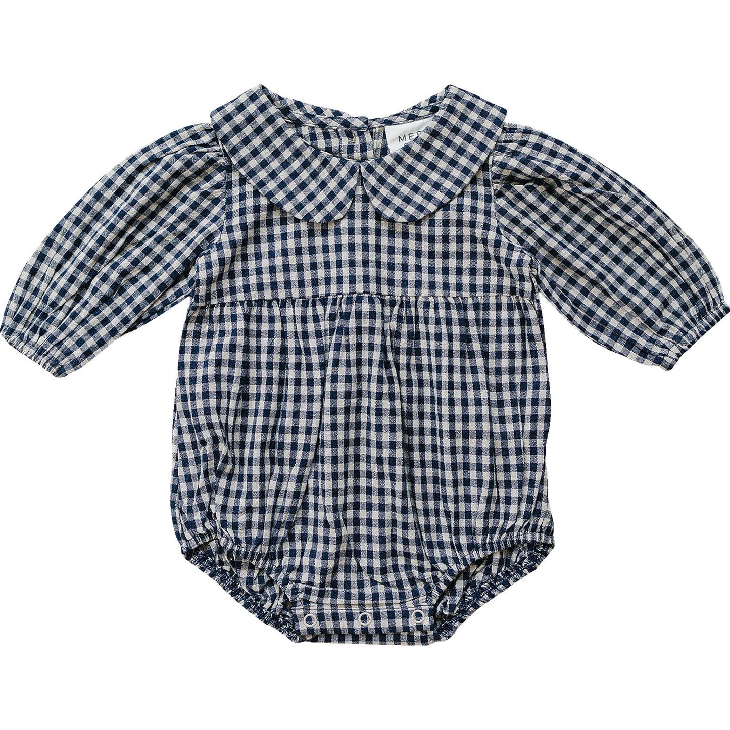 Mebie Baby Romper - Gingham - Atara & Co