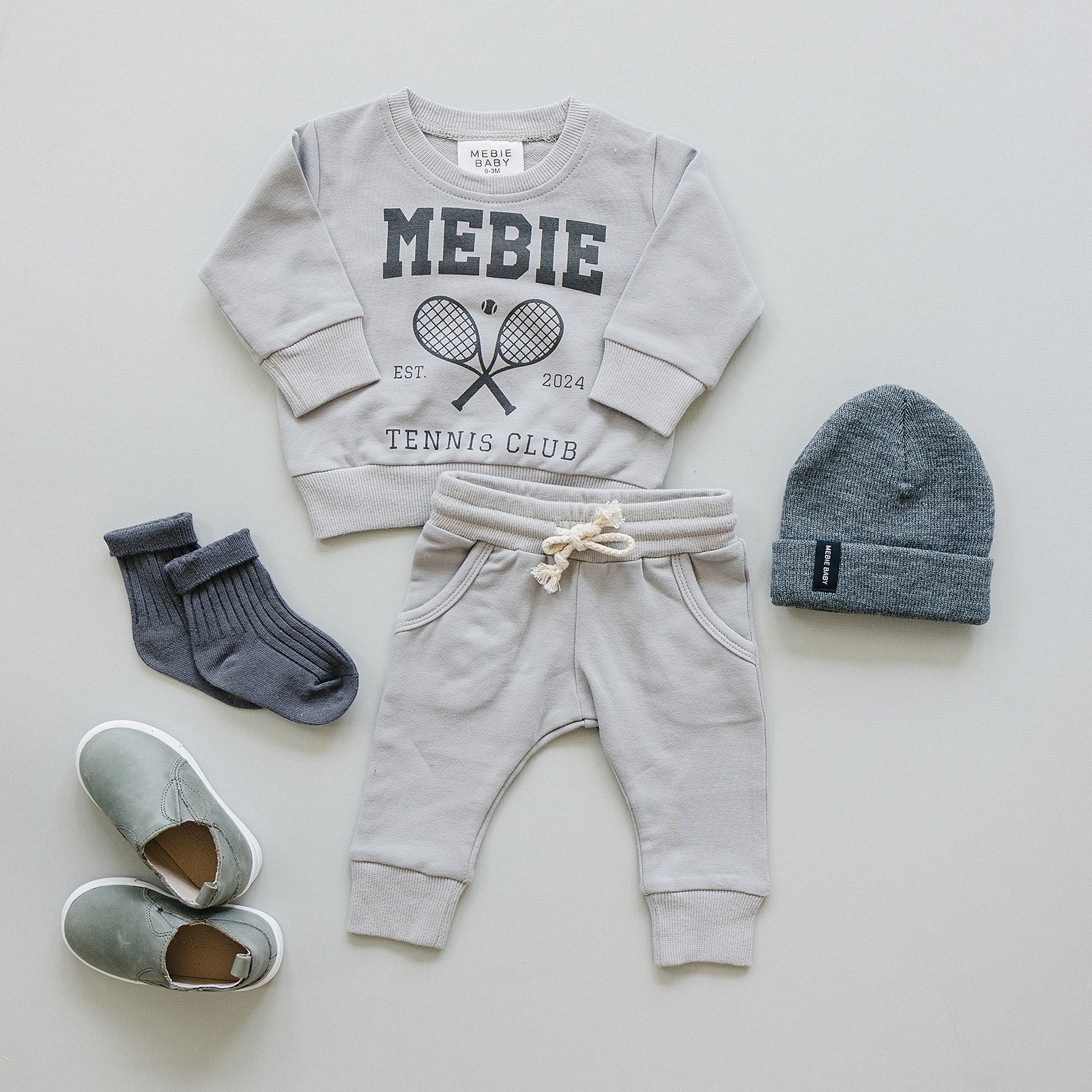 Mebie Baby Tennis Club French Terry Set - Atara & Co