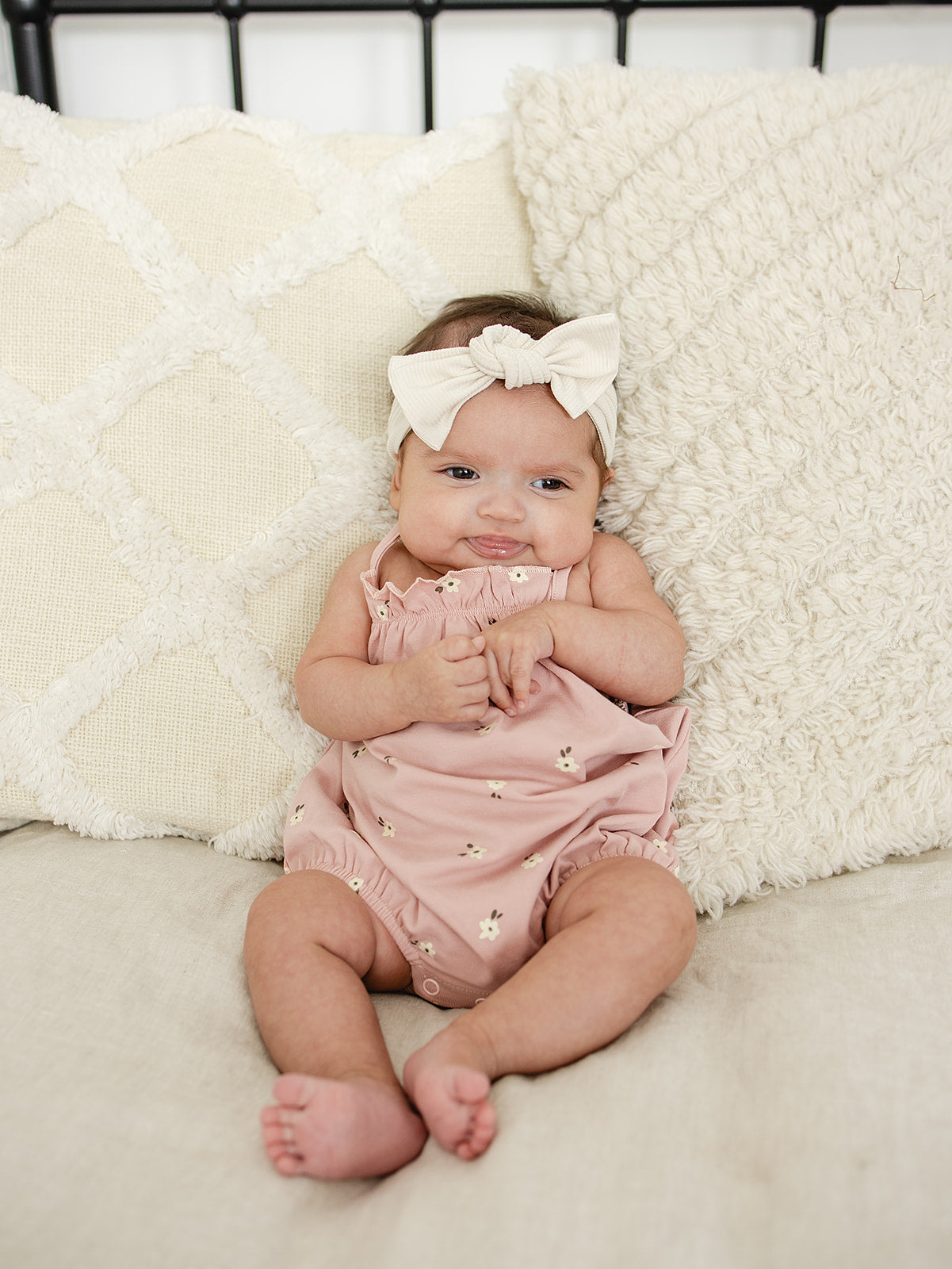 Mebie Baby Tank Bubble Romper - Floral