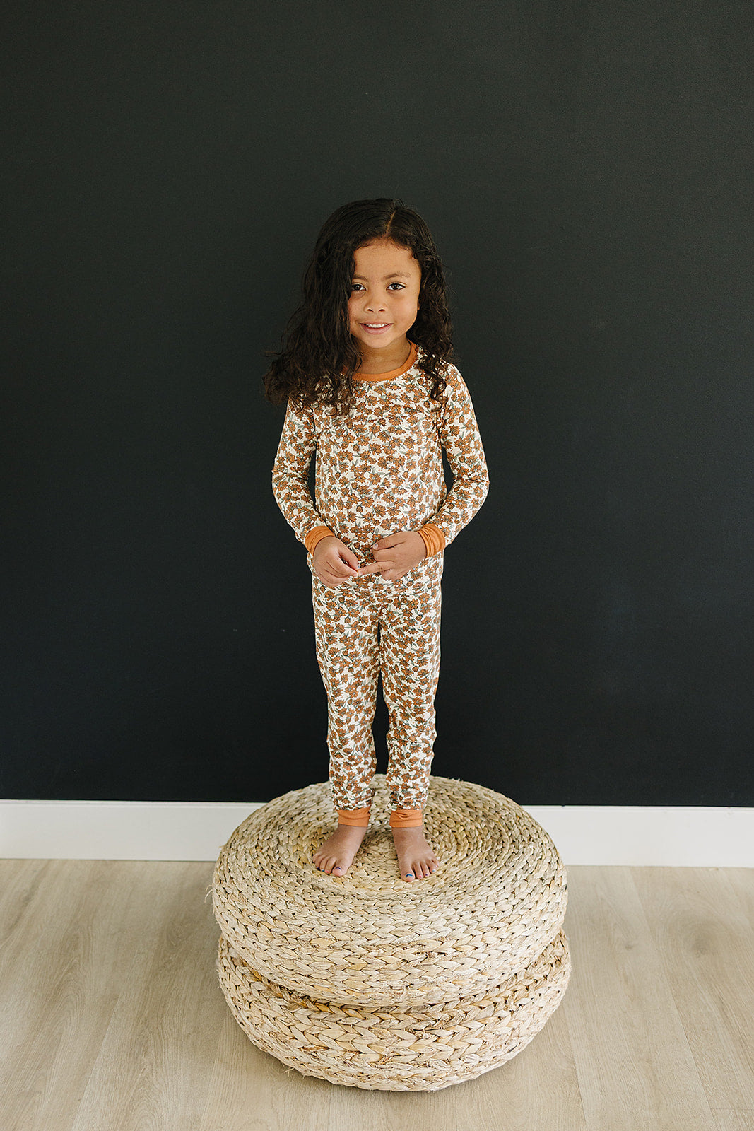 Mebie Baby Bamboo Cozy Set - Cream Magnolia - Atara & Co