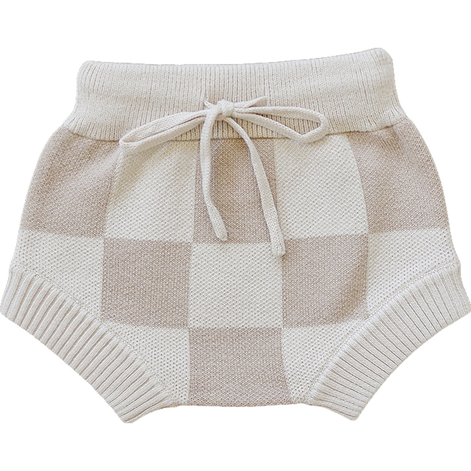 Mebie Baby Checkered Knit Bloomers - Atara & Co