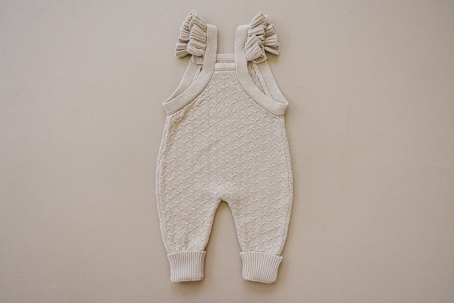 Mebie Baby Ruffle Knit Overalls - Atara & Co