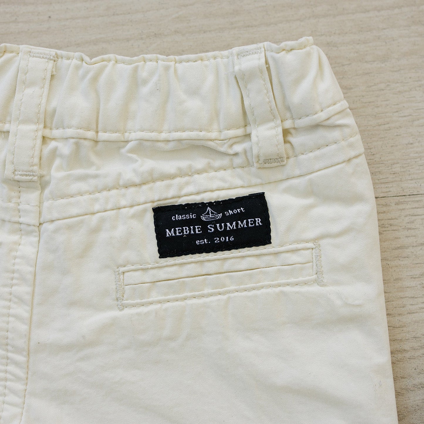 Mebie Baby Chino Shorts - Cream