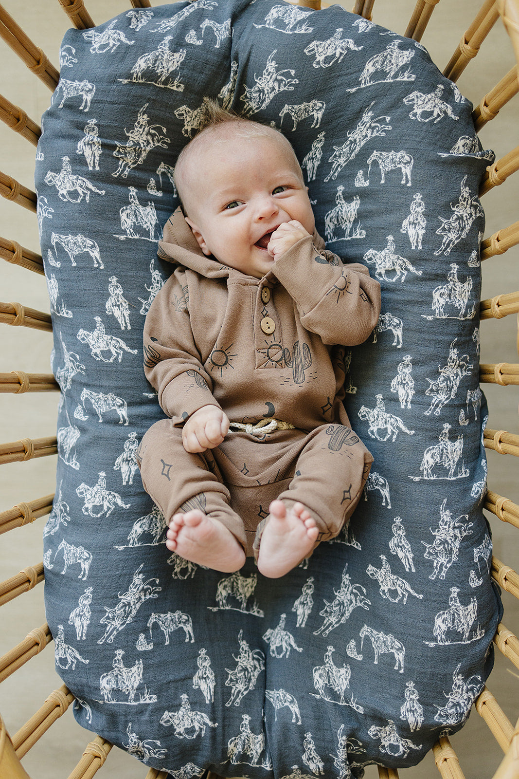 Mebie Baby Hooded Set - Western - Atara & Co