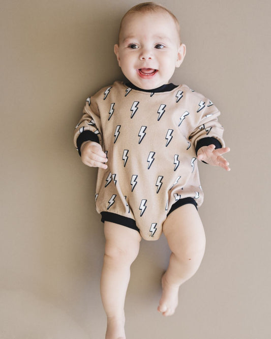 LPK Bubble Romper - Lightning Bolt - Atara & Co