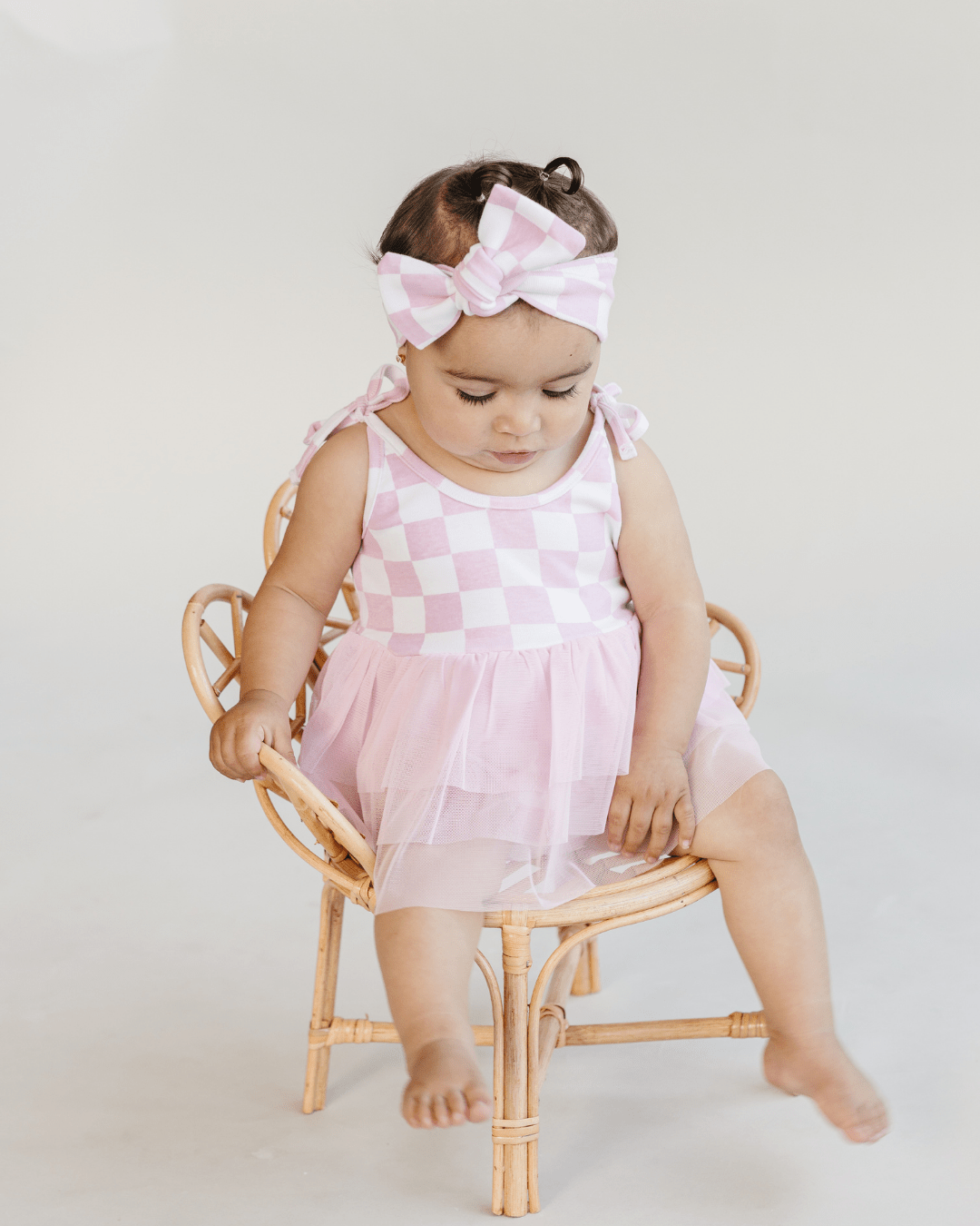 LPK Checkered Headband - Pink - Atara & Co