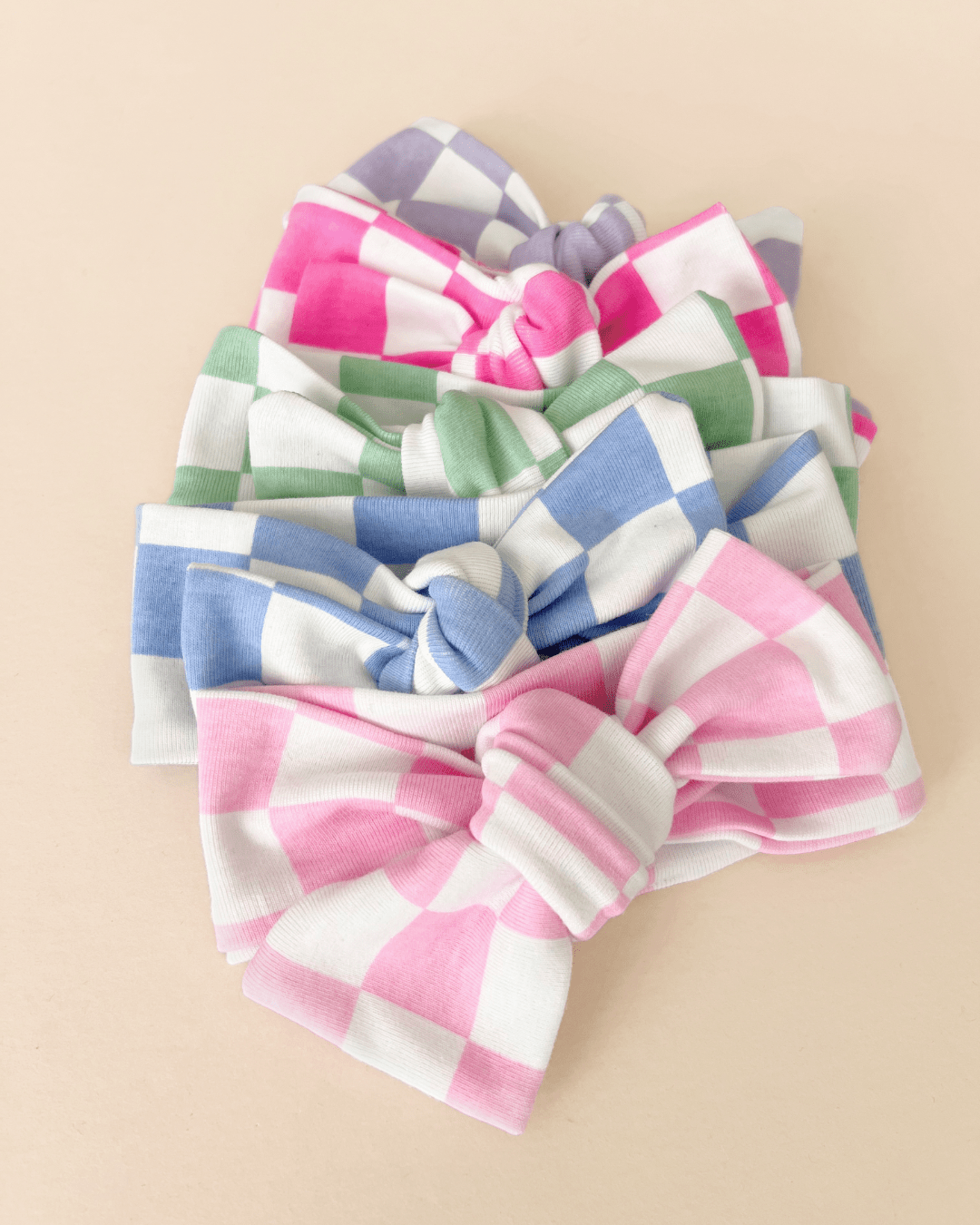 LPK Checkered Headband - Pink - Atara & Co