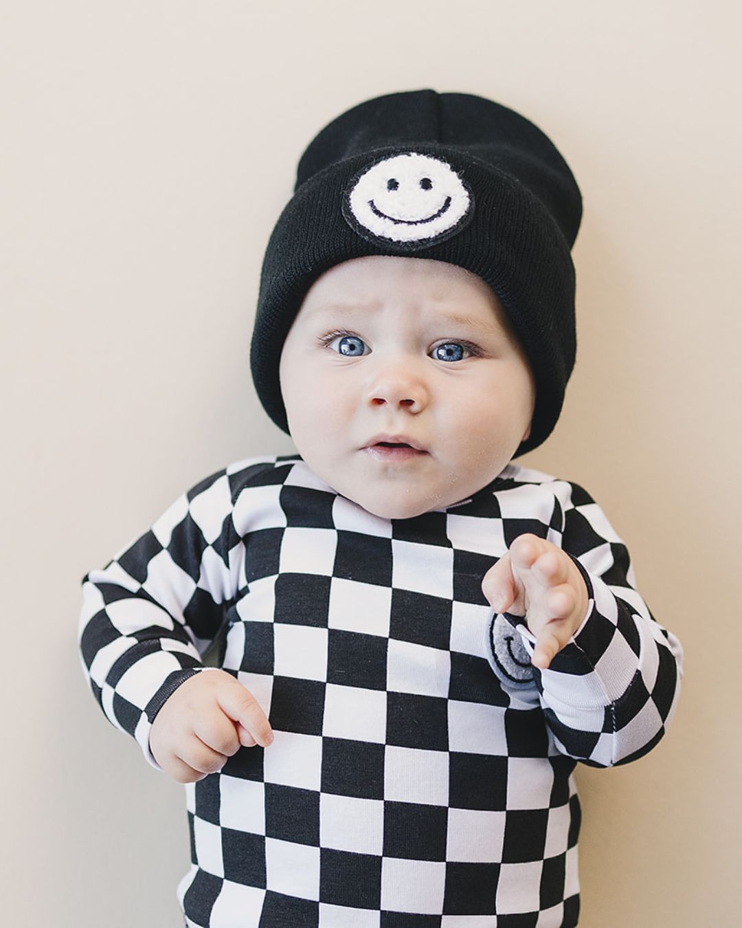 LPK Smiley Lounge Set - Checkered Black - Atara & Co