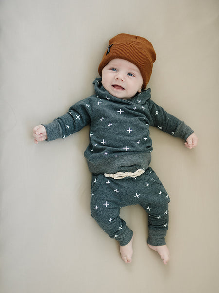 Mebie Baby Beanie - Brown - Atara & Co