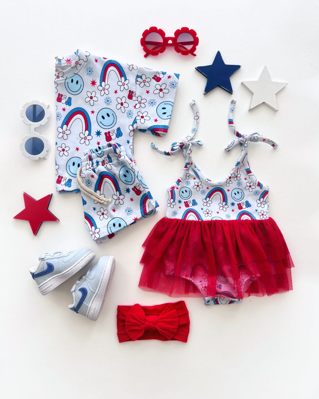 LPK Shorts Set - Little Miss USA - Atara & Co