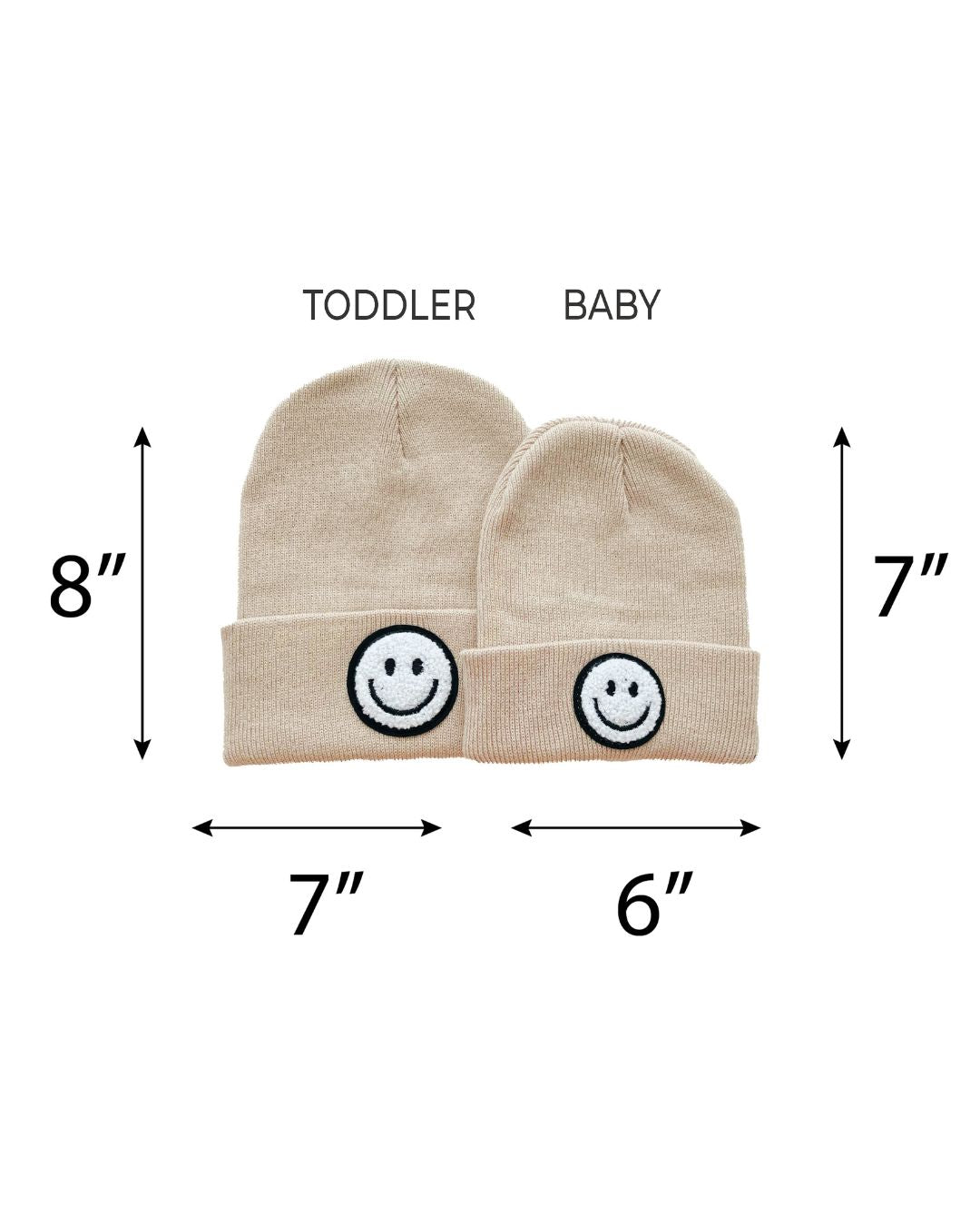 LPK Smiley Beanie - Beige - Atara & Co