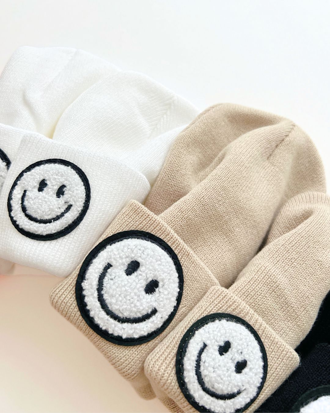 LPK Smiley Beanie - Beige - Atara & Co