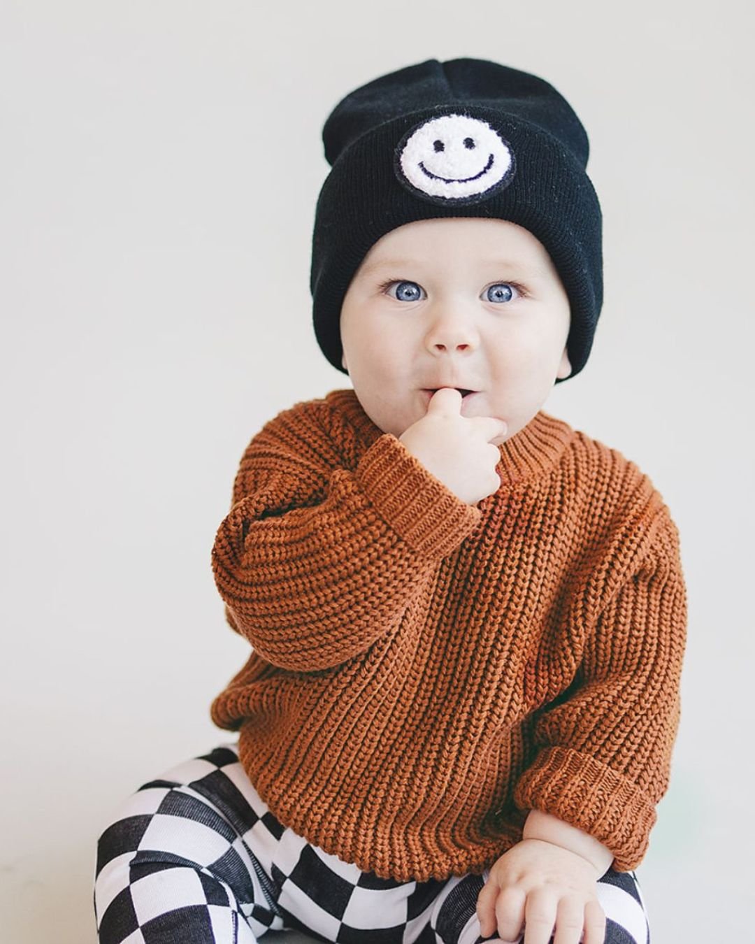 LPK Smiley Beanie - Black - Atara & Co