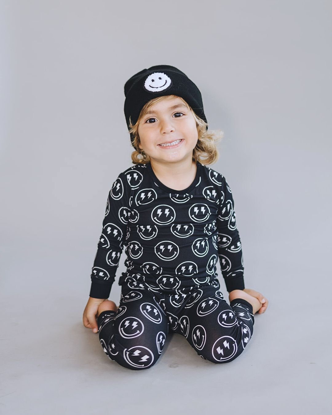 LPK Smiley Beanie - Black - Atara & Co