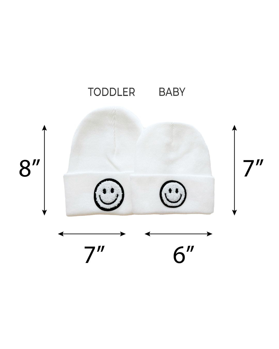 LPK Smiley Beanie - White - Atara & Co