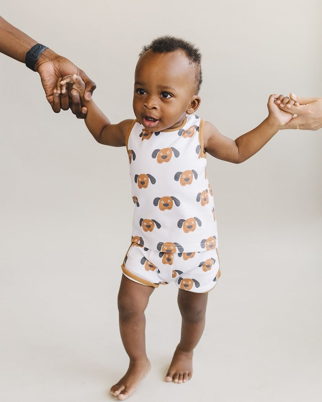 LPK Tank & Shorts Set - Puppy Love - Atara & Co