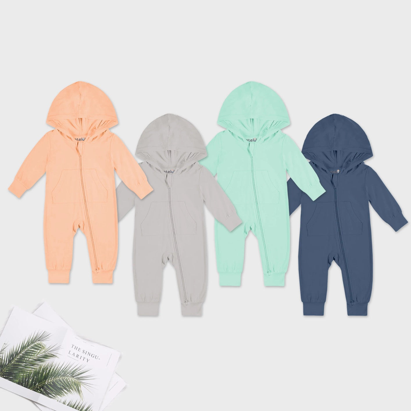 Petelulu Hooded Romper - Atara & Co