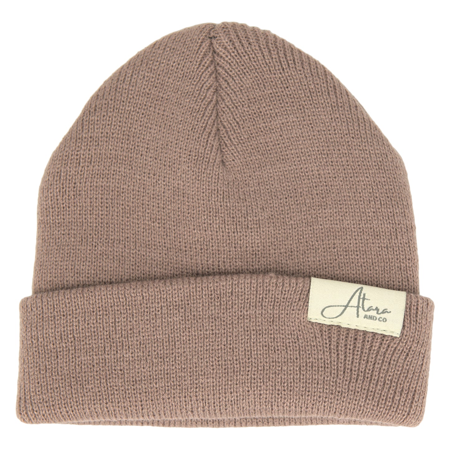 Soft Knitted Cuff Baby Beanie** - Atara & Co