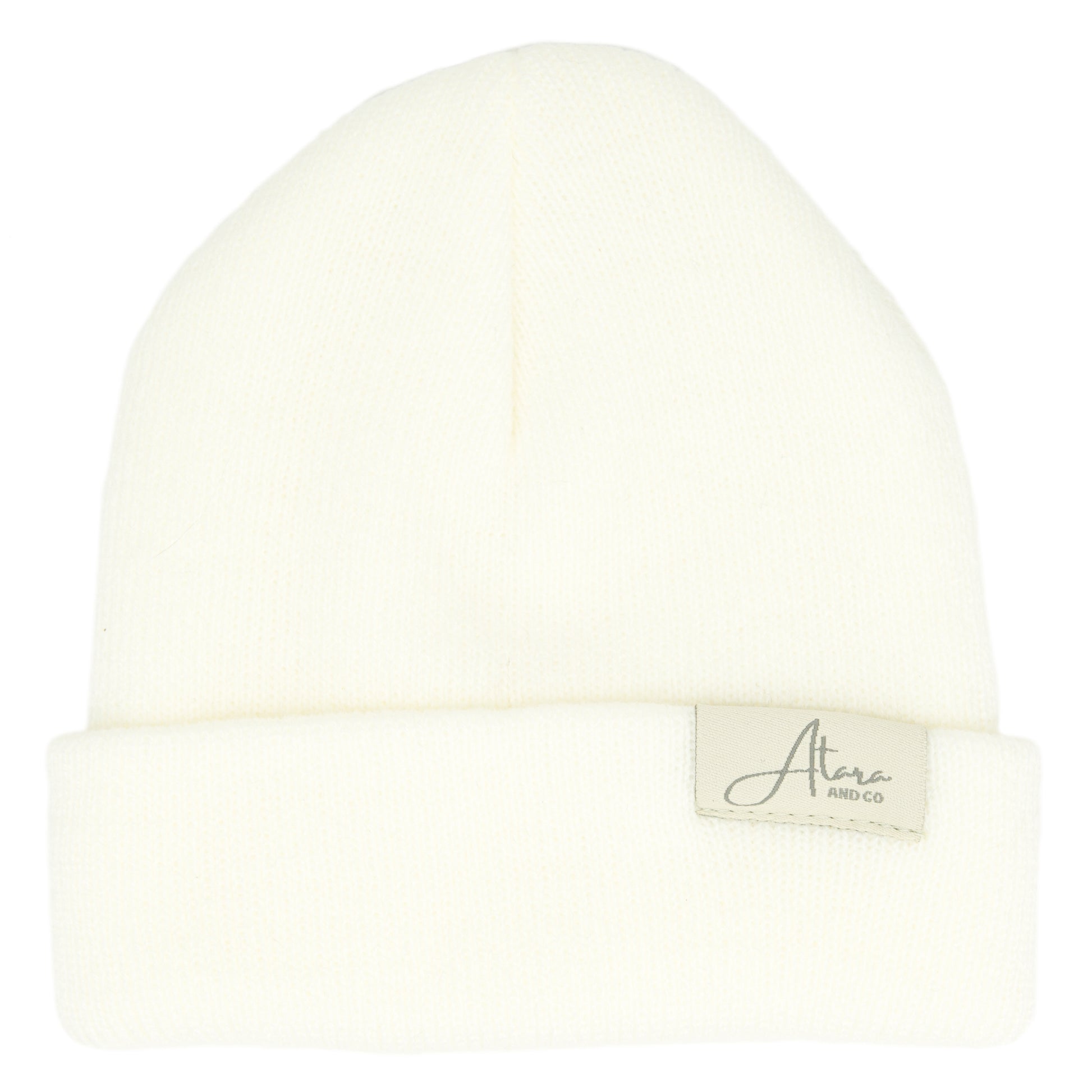 Soft Knitted Cuff Baby Beanie** - Atara & Co