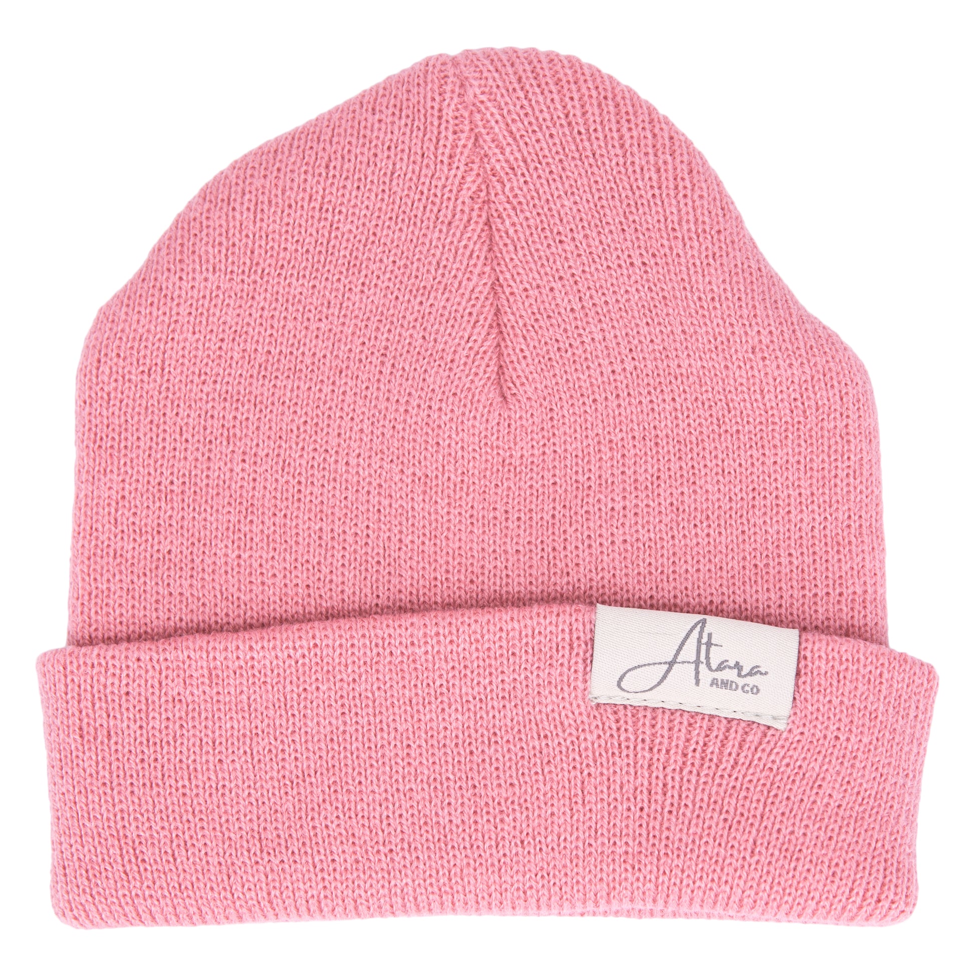 Soft Knitted Cuff Baby Beanie** - Atara & Co